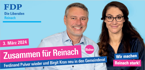 FDP.Die Liberalen Reinach - Mitteilungen/Meinungen